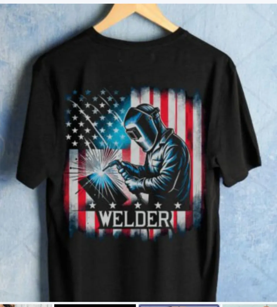 Rolled Gildan 5000 Adult Unisex T-Shirt in various colors displayed Navy and Black.
