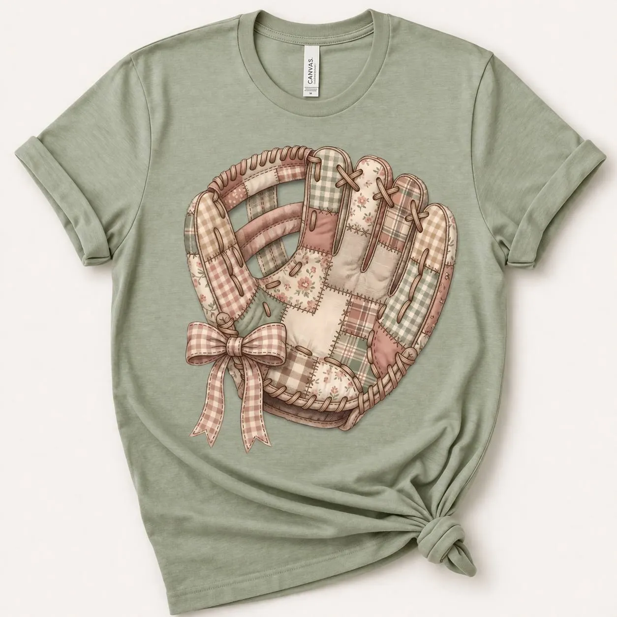 Baseball Glove Patch Work from 2 Sisters Tanks, Teez & More