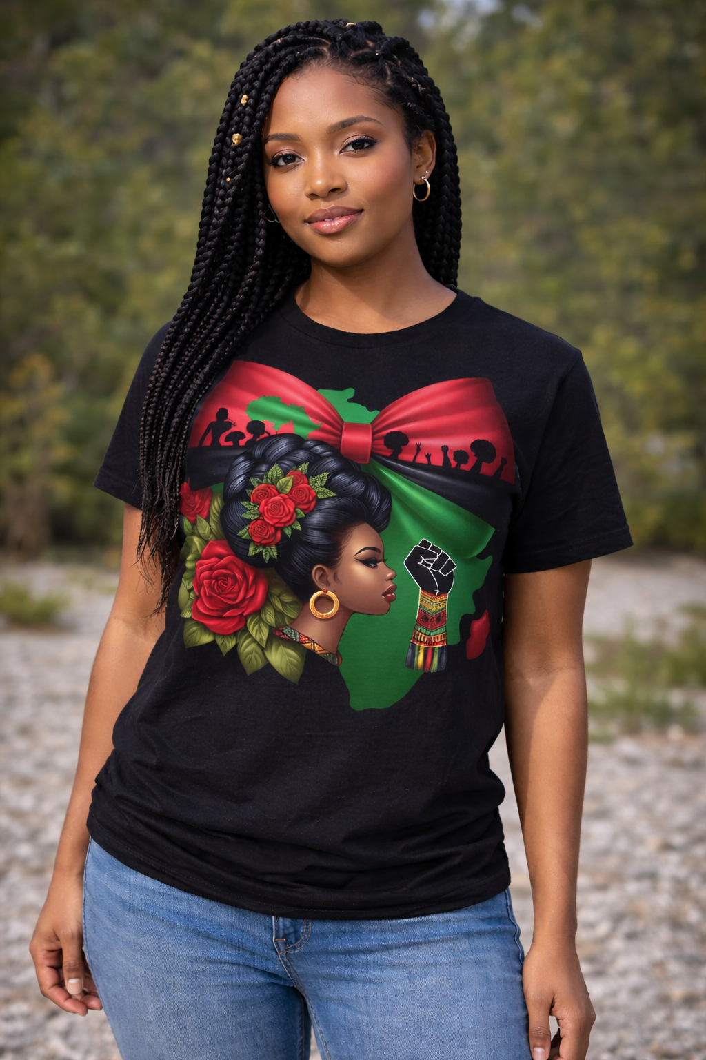 Black History Bow from 2 Sisters Tanks, Teez & More