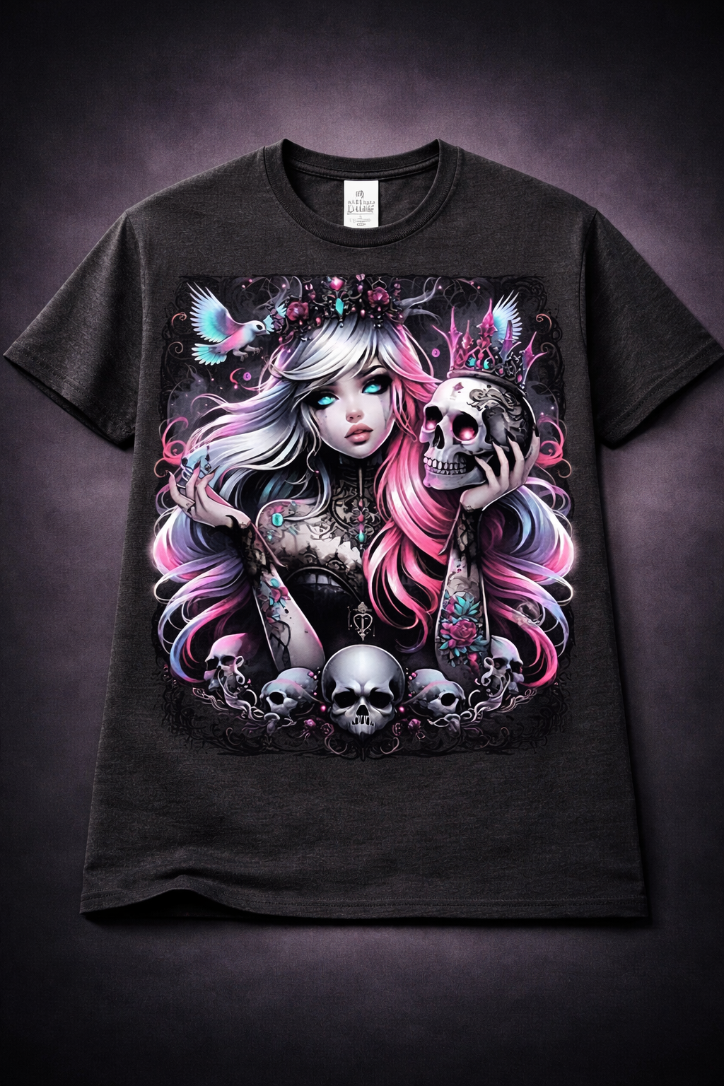Dark Enchantress Skull Queen from 2 Sisters Tanks, Teez & More