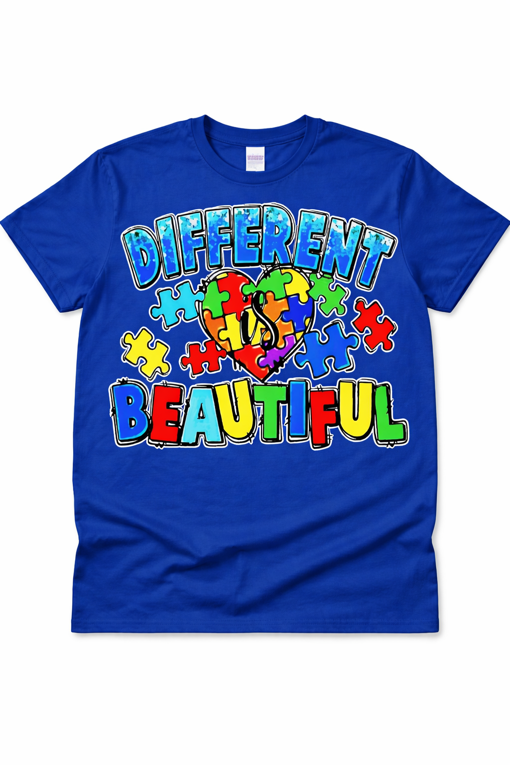 Different Is Beautiful from 2 Sisters Tanks, Teez & More