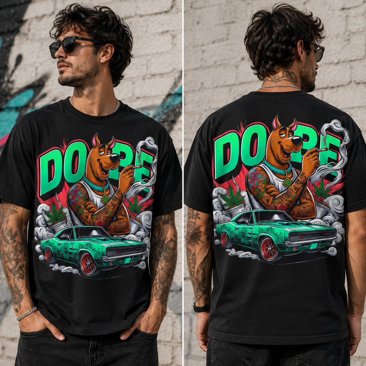 Dope Ride Scooby Graphic from 2 Sisters Tanks, Teez & More