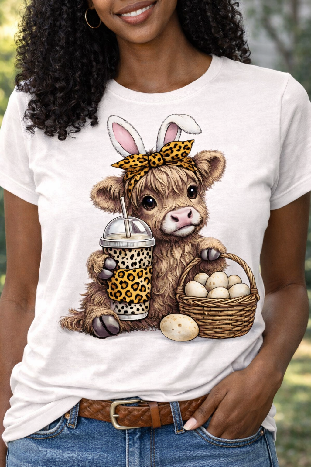 Easter Cow from 2 Sisters Tanks, Teez & More