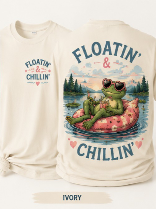 Floating Chillin from 2 Sisters Tanks, Teez & More
