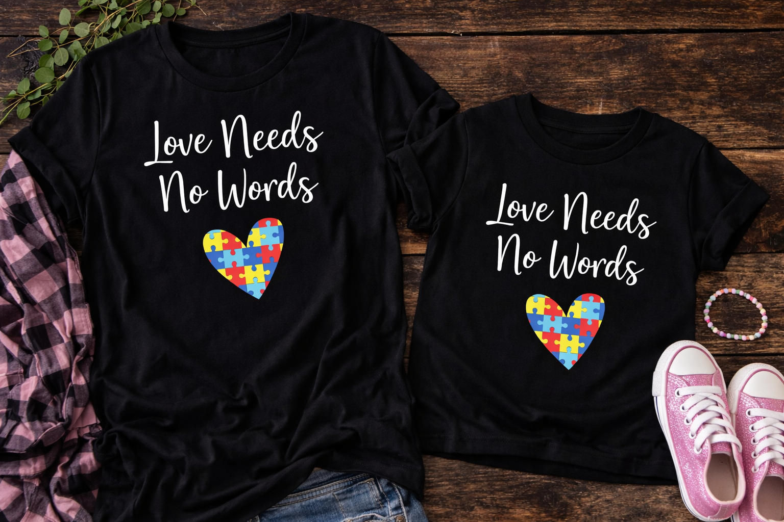 Love Needs No Words from 2 Sisters Tanks, Teez & More