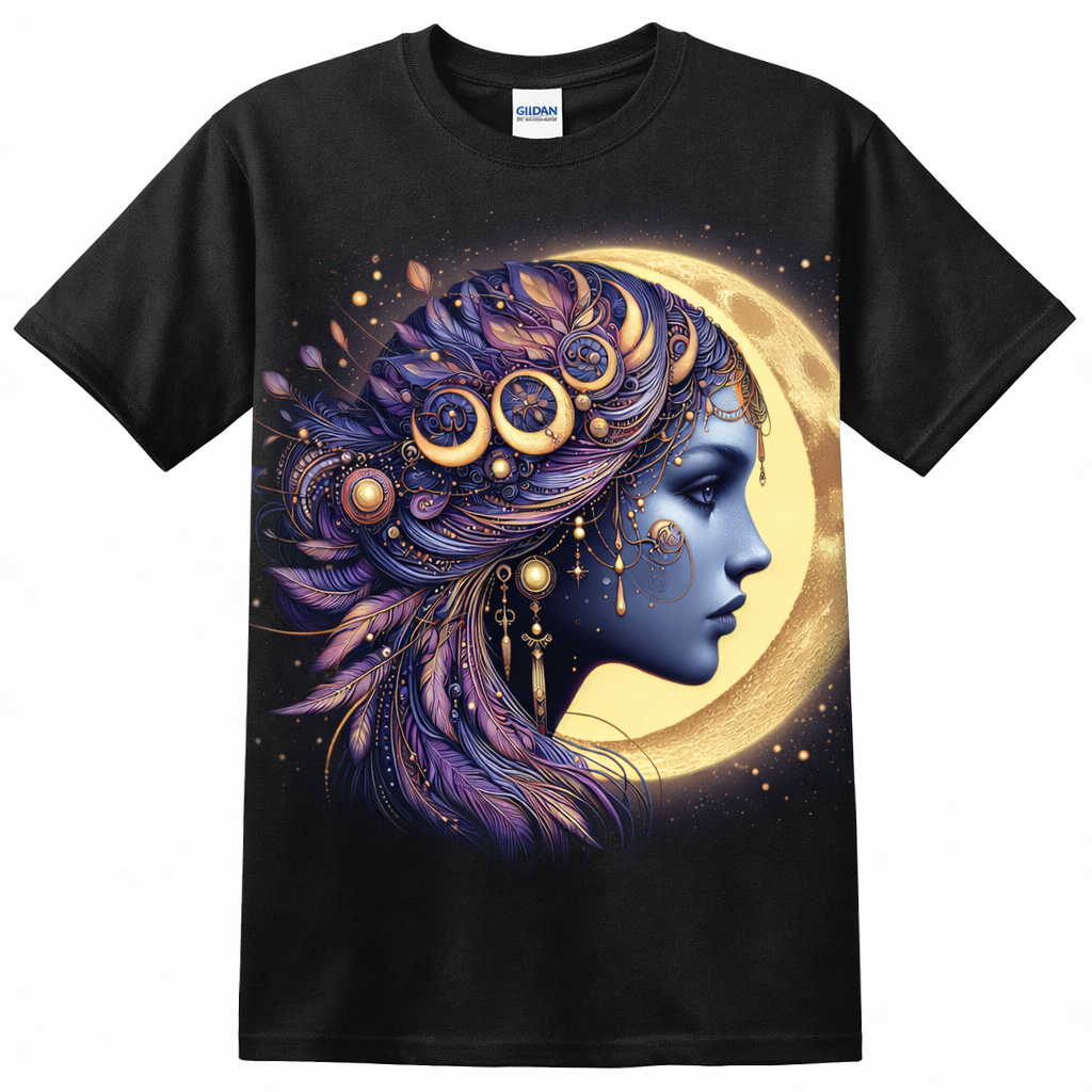 Midnight Moon Goddess from 2 Sisters Tanks, Teez & More