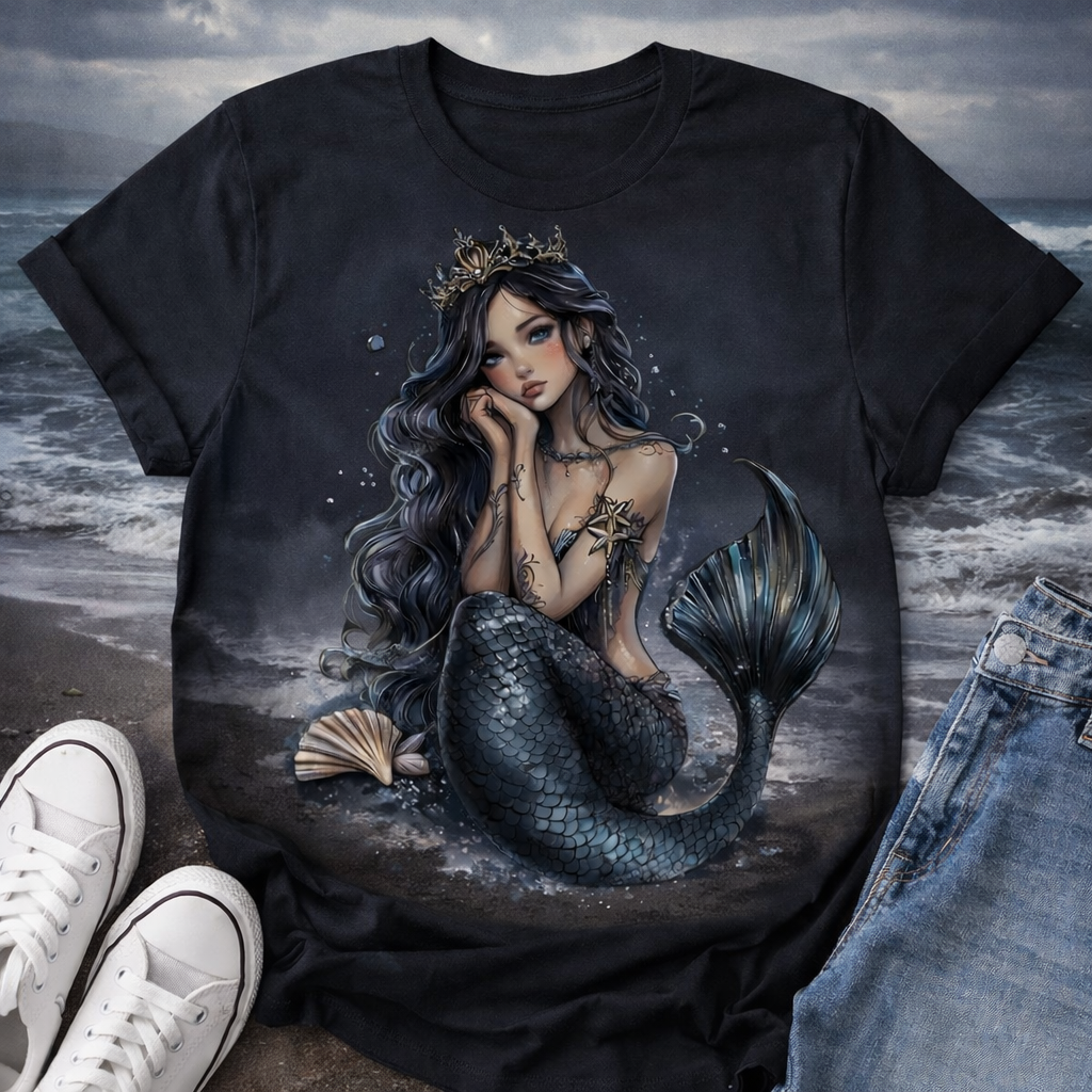 Midnight Shore Mermaid from 2 Sisters Tanks, Teez & More