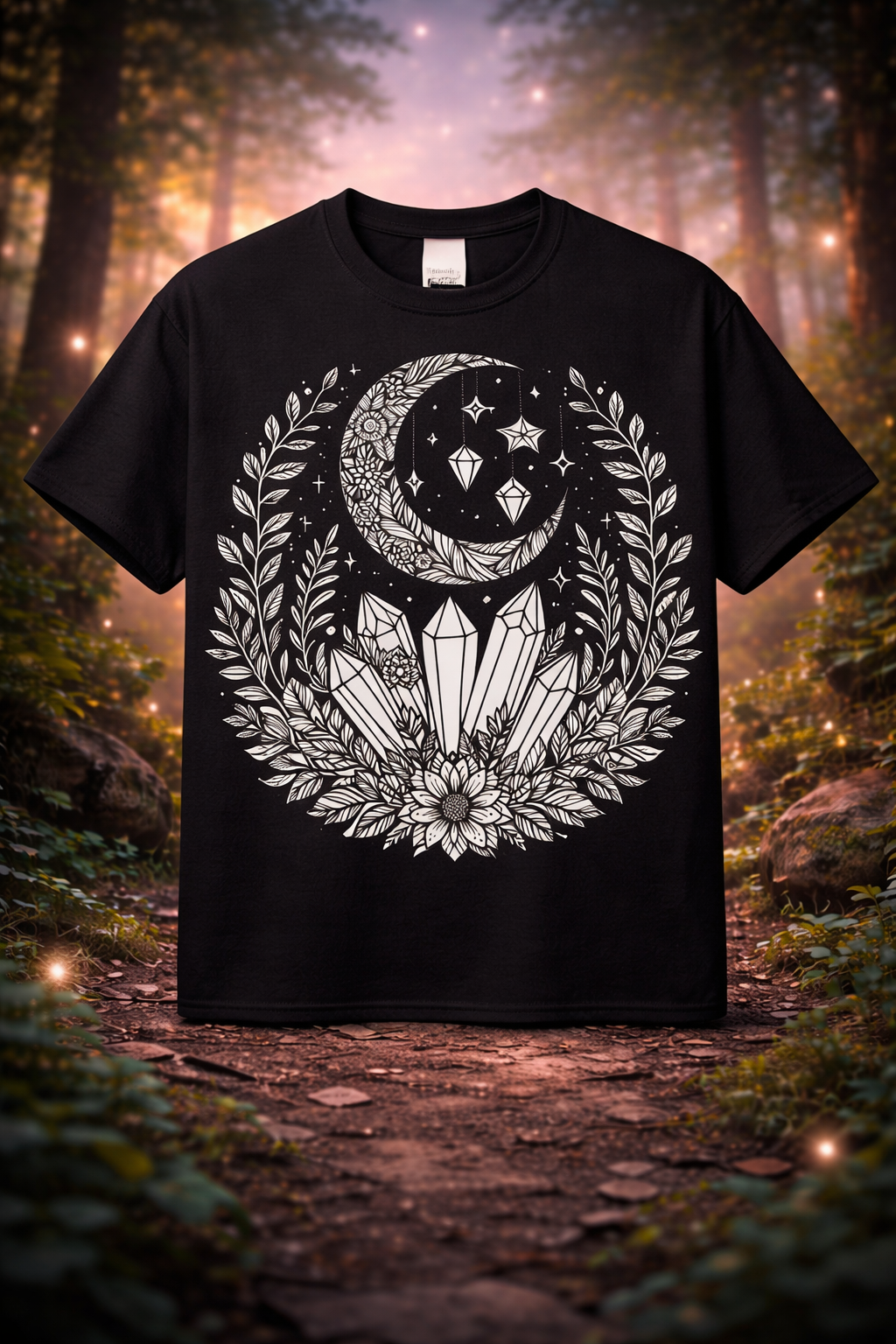 Moonlit Crystal Botanica from 2 Sisters Tanks, Teez & More