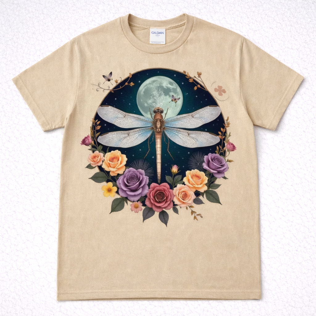 Moonlit Garden Dragonfly from 2 Sisters Tanks, Teez & More
