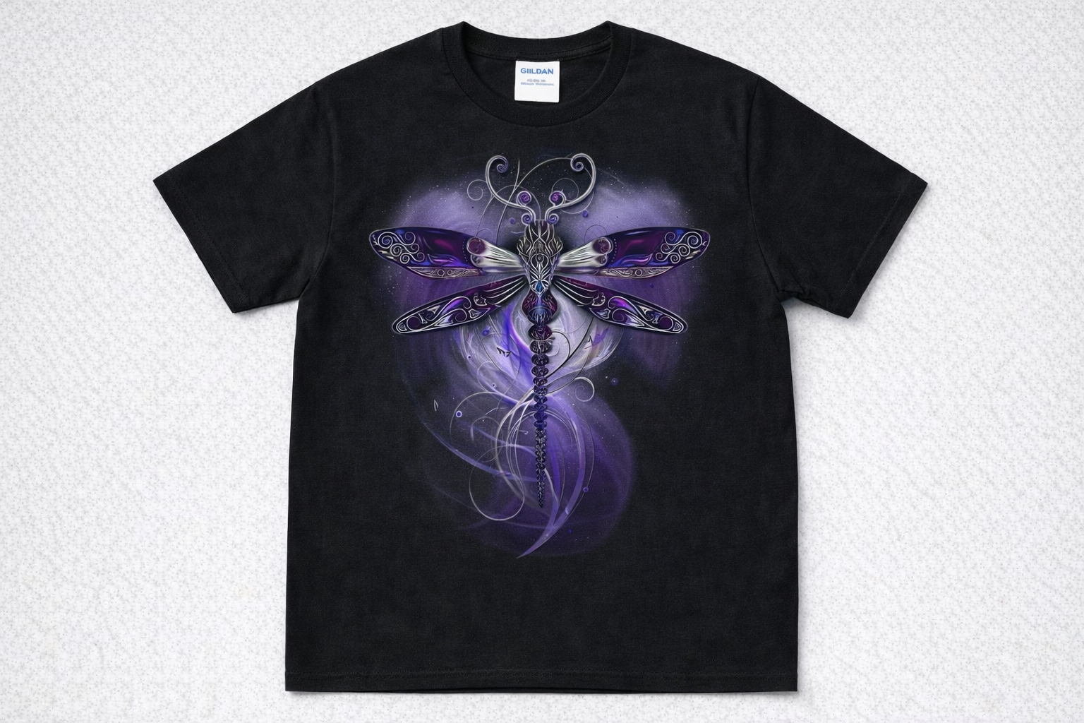 Mystic Violet Dragonfly from 2 Sisters Tanks, Teez & More