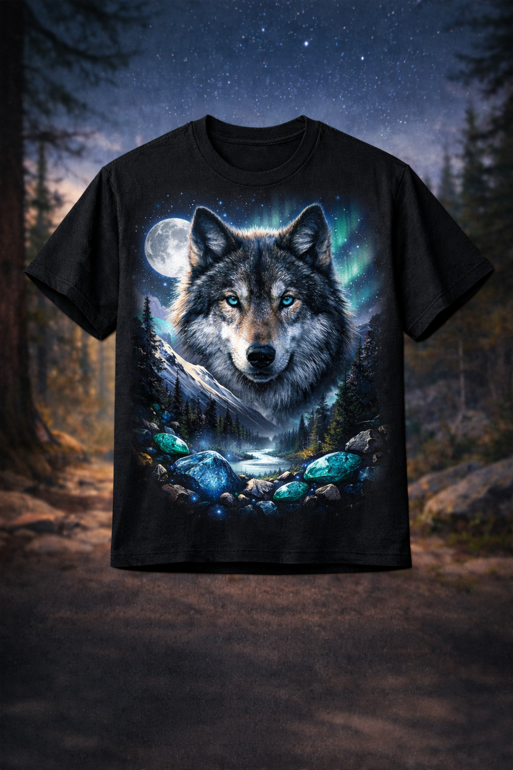 Mystical Jasper Wolf from 2 Sisters Tanks, Teez & More