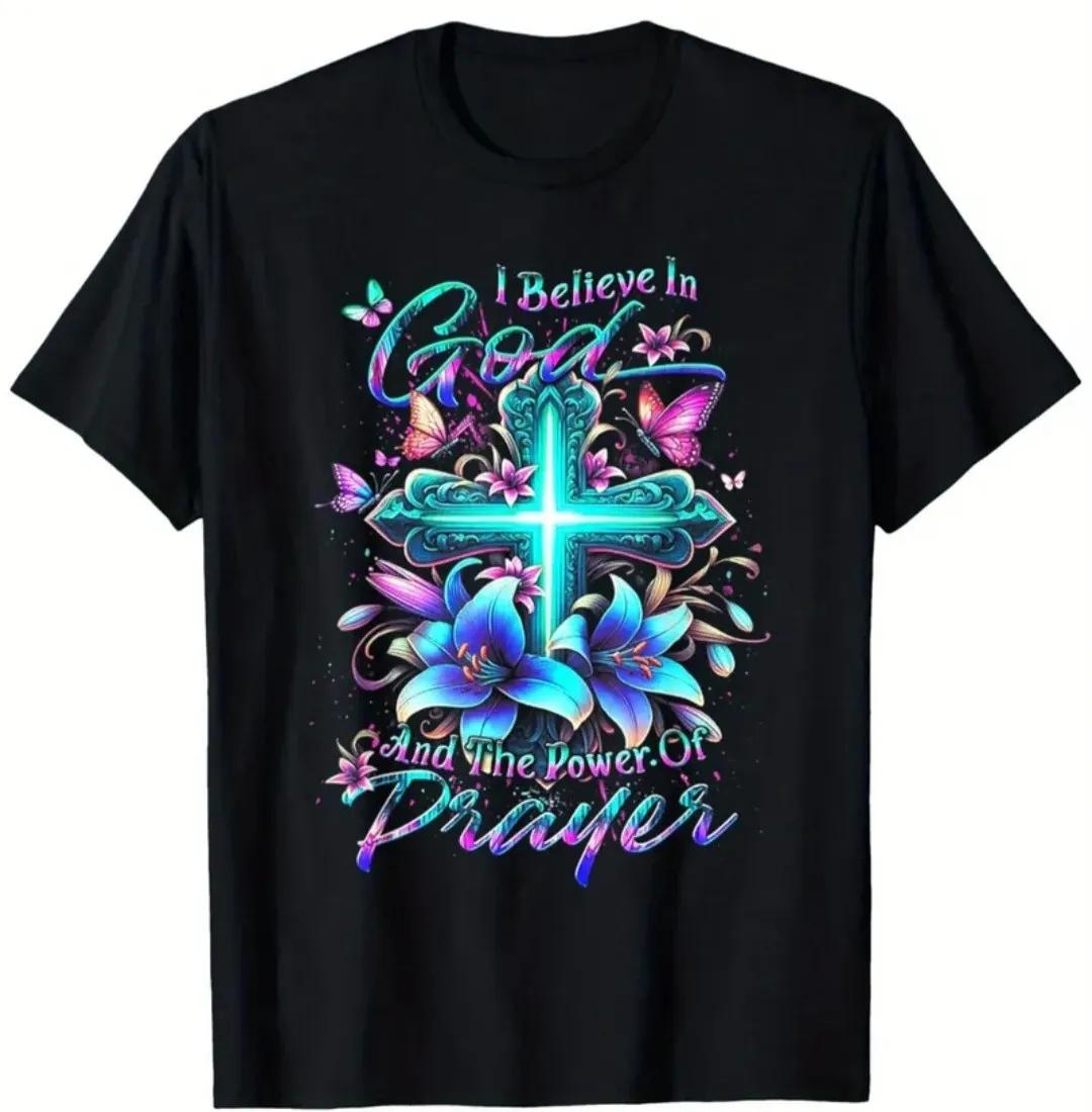 Product Name I Believe In God The Power Of Prayer from 2 Sisters Tanks, Teez & More