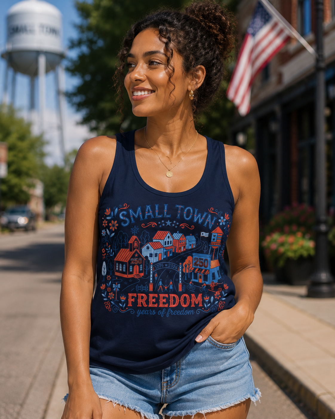 Small Town Freedom from 2 Sisters Tanks, Teez & More