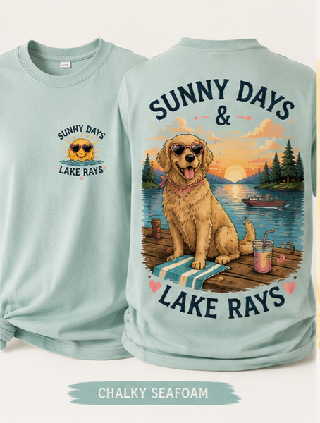Sunny Days Lake Rays from 2 Sisters Tanks, Teez & More
