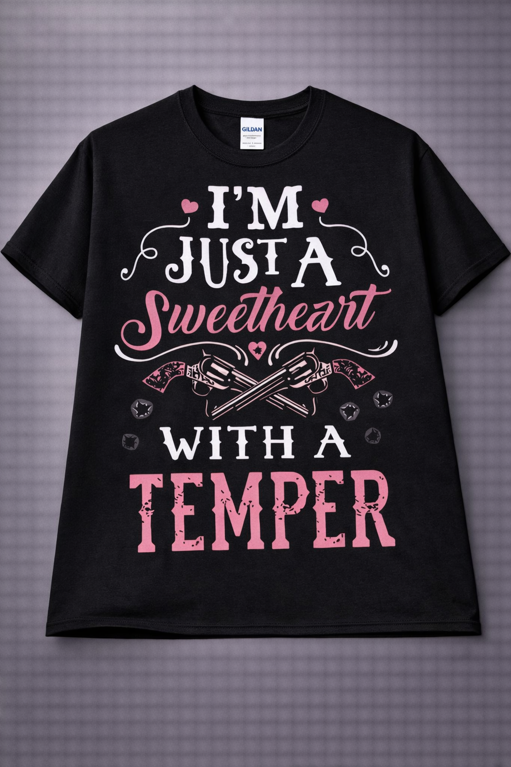 Sweetheart With A Temper from 2 Sisters Tanks, Teez & More