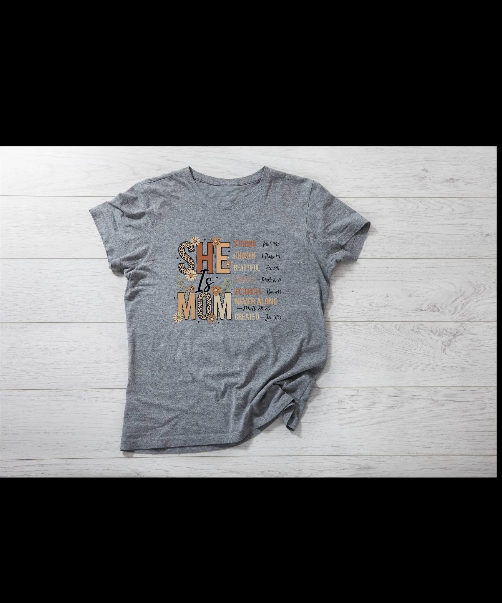 The She Is Mom Faith Strength from 2 Sisters Tanks, Teez & More