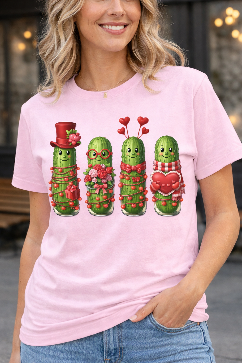 Valentine S Pickle Cuties from 2 Sisters Tanks, Teez & More