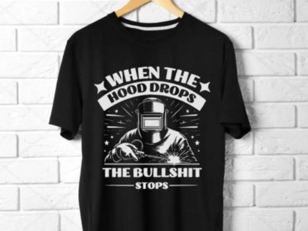 Rolled Gildan 5000 Adult Unisex T-Shirt in various colors displayed Navy and Black.